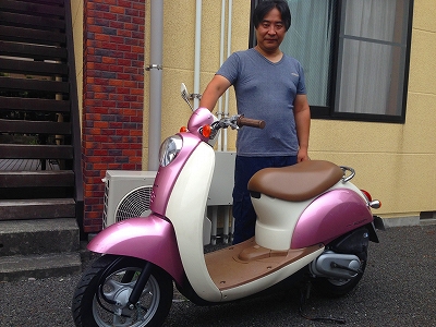 バイク販売 クレアスクーピー　ピンクが人気です！富士市